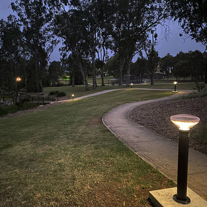 VANDAL | Solar Bollard Light | 5 Watt | 560 Lumens | 5000K | Black Housing | Pathway Lighting | Landscape Light | Solar Vandal Resistant Bollard Light | 5 Years Warranty - 11