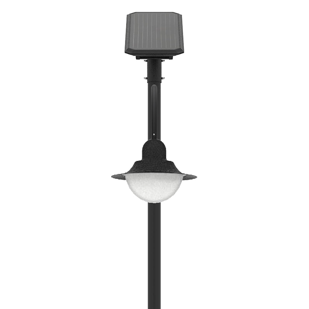 CAPE | Solar Street Pole Light | 40 Watt | 6000 Lumens | 5000K | Black Housing | Pathway Lighting | Garden Light | Solar Post Top CAPE Light | 5 Years Warranty - 3