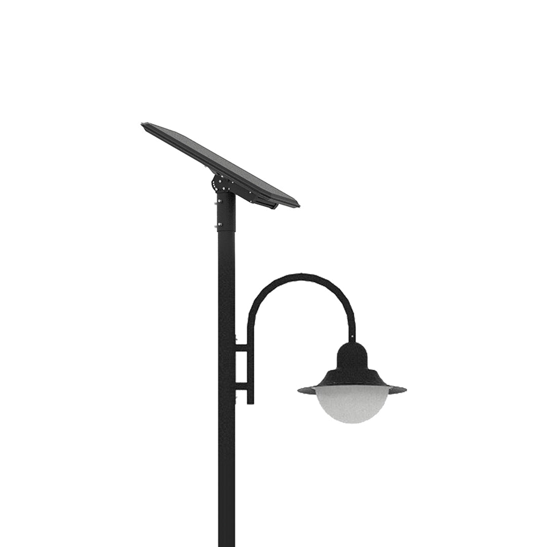 CAPE | Solar Street Pole Light | 40 Watt | 6000 Lumens | 5000K | Black Housing | Pathway Lighting | Garden Light | Solar Post Top CAPE Light | 5 Years Warranty - 4
