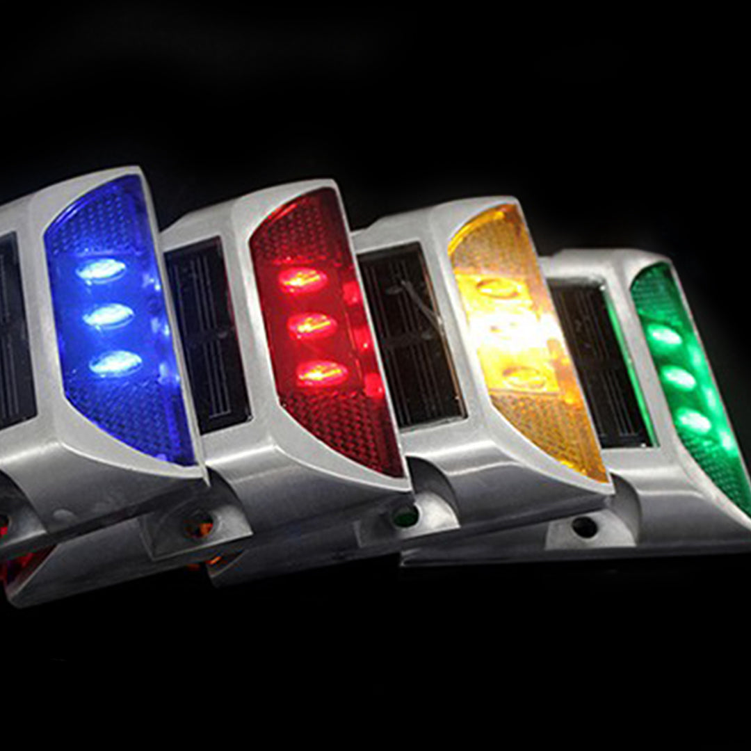 ﾌﾞﾗｳﾝ IR用 1970年S 10個入 14.0×9.35×33.0 ORAN Solar Road Studs Light | 0.35 Watt | Single Sided