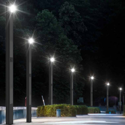 TOTEM | Solar Urban Light | 40 Watt | 6000 Lumens | 5000K | Black Housing | Pathway Lighting | Landscape Light | Solar Resistant Bollard Light | 5 Years Warranty - 8