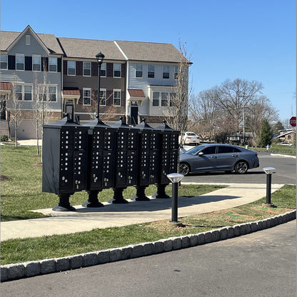 VANDAL | Solar Bollard Light | 5 Watt | 560 Lumens | 5000K | Black Housing | Pathway Lighting | Landscape Light | Solar Vandal Resistant Bollard Light | 5 Years Warranty - Beyond Solar